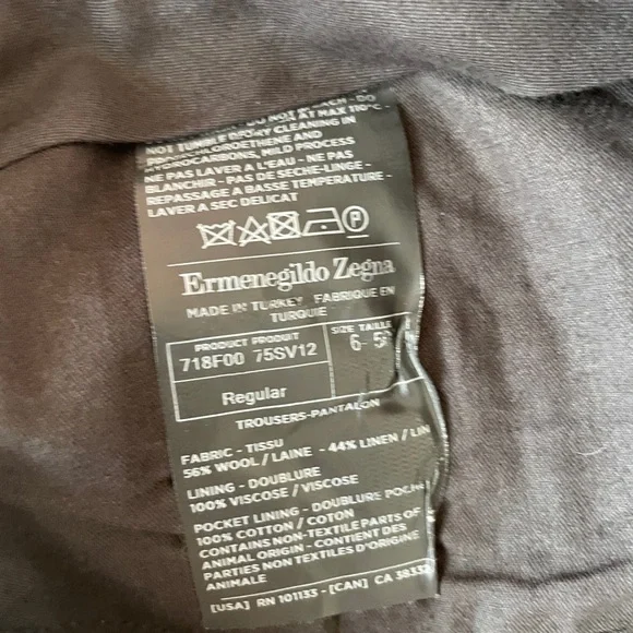 Ermenegildo Zegna light Grey Trousers - Picture 7 of 12